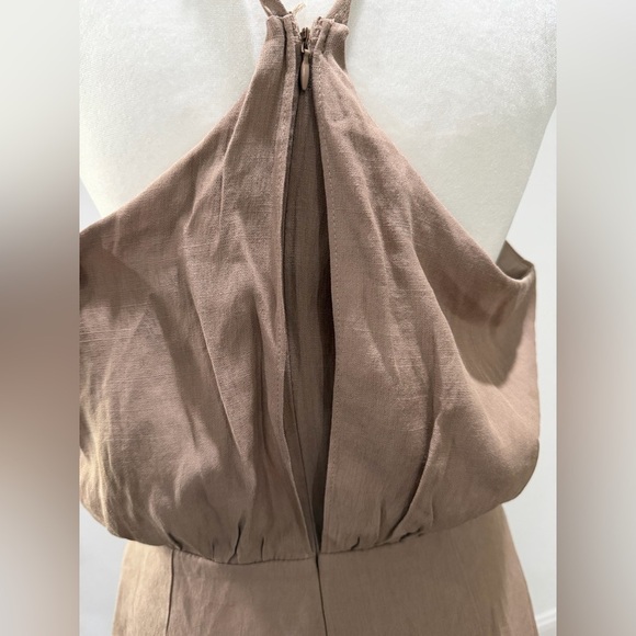 DO+BE Halter Neck Dress in Brown - Picture 9 of 13